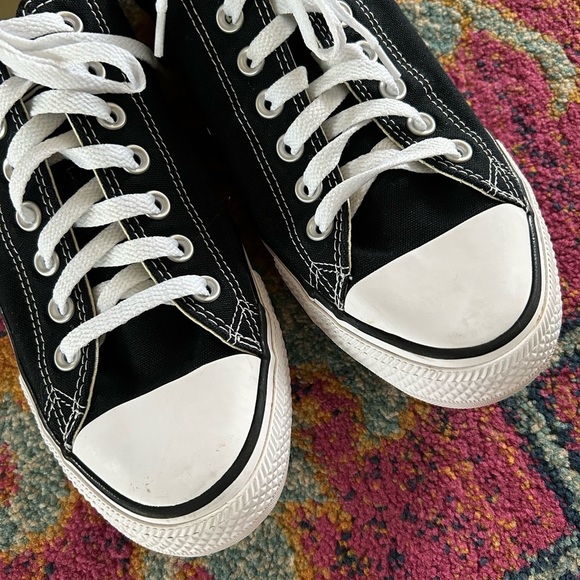Converse | Unisex black classic All Star lace up sneakers Men’s 9.5 Women’s 11.5 - Picture 14 of 16